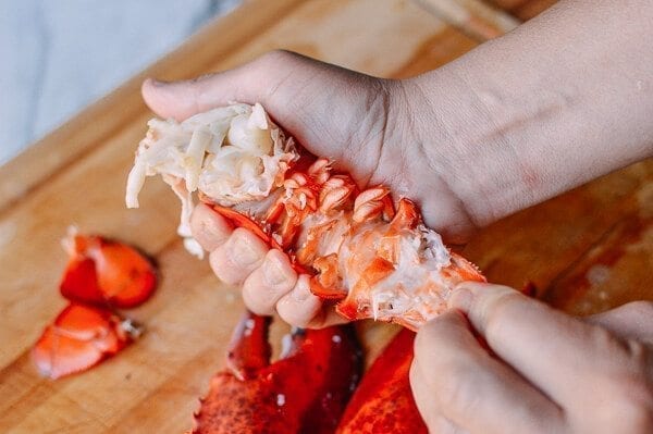 Lobster Rolls with Crispy Ginger & Scallions, by thewoksoflife.com