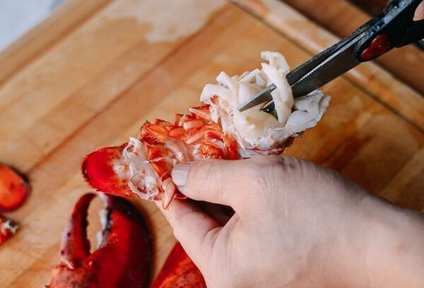 Lobster Rolls with Crispy Ginger & Scallions, by thewoksoflife.com