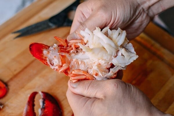 Lobster Rolls with Crispy Ginger & Scallions, by thewoksoflife.com