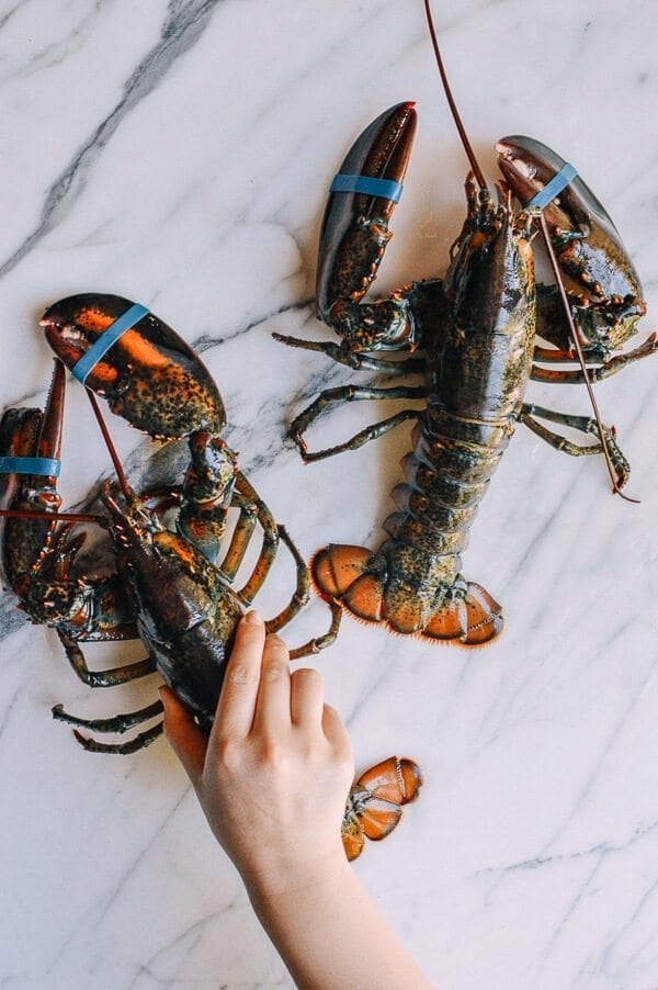 Lobster Rolls with Crispy Ginger & Scallions, by thewoksoflife.com