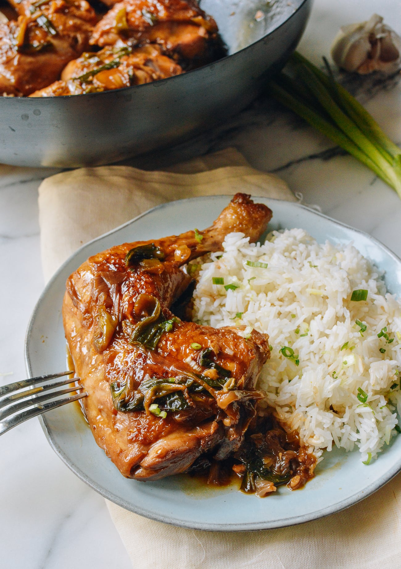 sticky oyster sauce chicken, by thewoksoflife.com