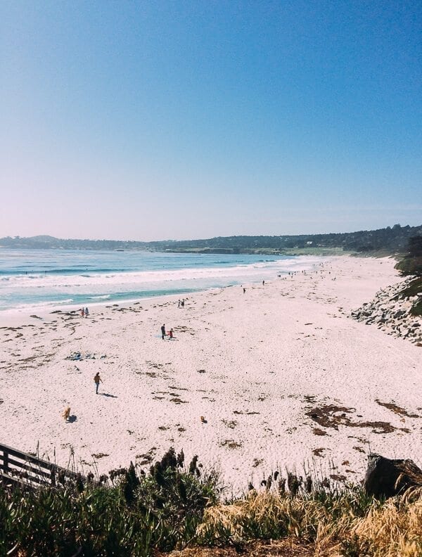 Carmel Beach, by thewoksoflife.com