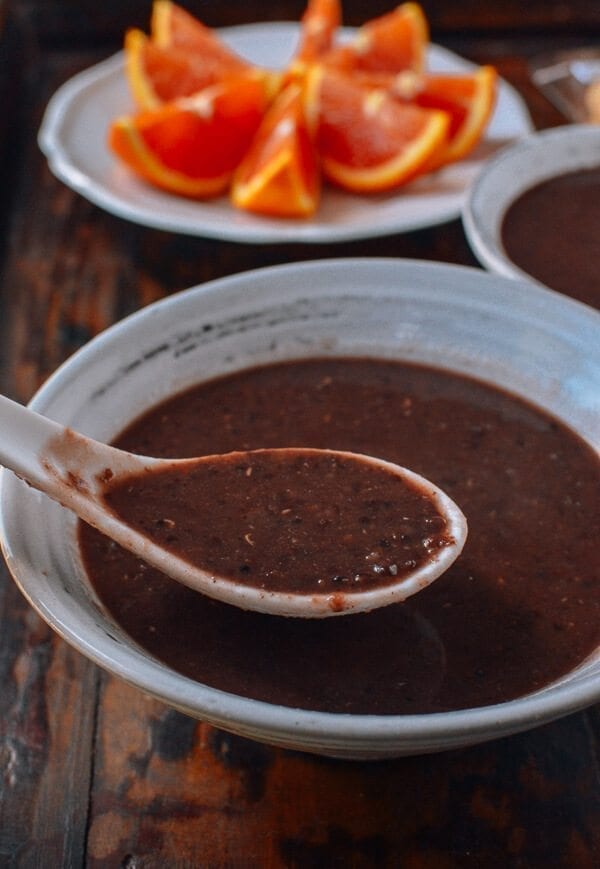 Sweet Red Bean Soup, by thewoksoflife.com
