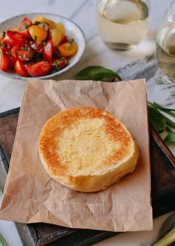 Green Goddess Salmon Burgers, by thewoksoflife.com