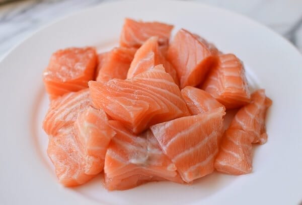 Green Goddess Salmon Burgers, by thewoksoflife.com