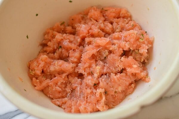 Green Goddess Salmon Burgers, by thewoksoflife.com