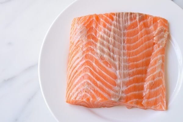 Green Goddess Salmon Burgers, by thewoksoflife.com