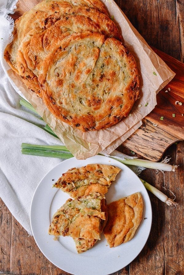 Shanghai Scallion Pancakes, A Street food Classic, by thewoksoflife.com