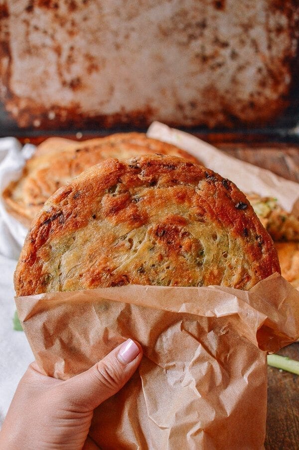 Shanghai Scallion Pancakes, A Street food Classic, by thewoksoflife.com