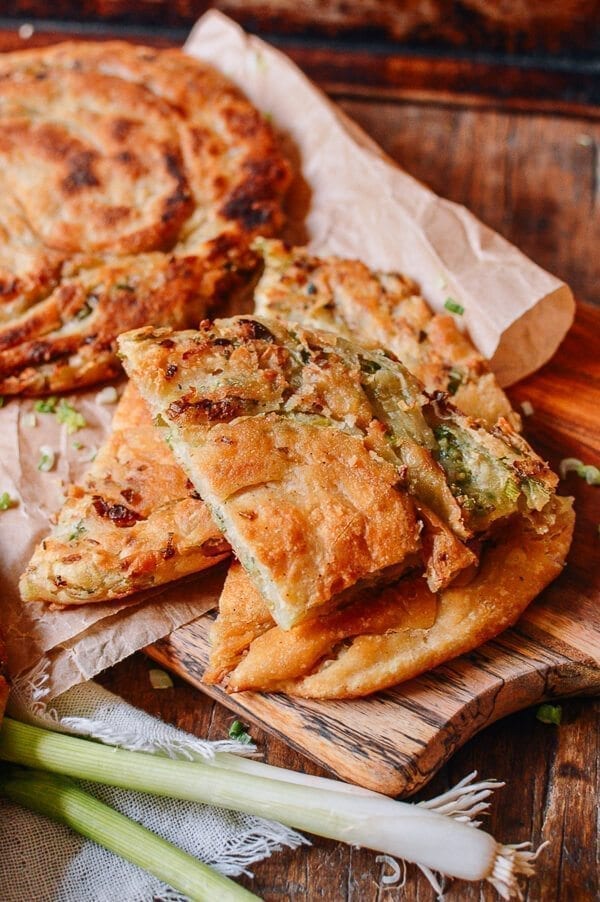 Shanghai Scallion Pancakes, A Street food Classic, by thewoksoflife.com