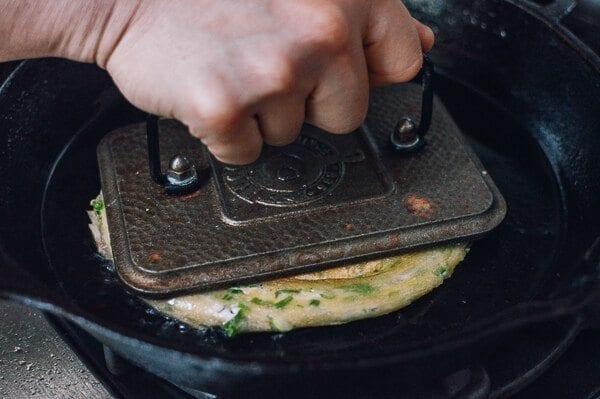 Shanghai Scallion Pancakes, by thewoksoflife.com