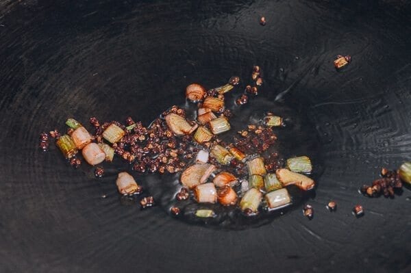 Sichuan Boiled Beef (Shuizhu Niurou), by thewoksoflife.com