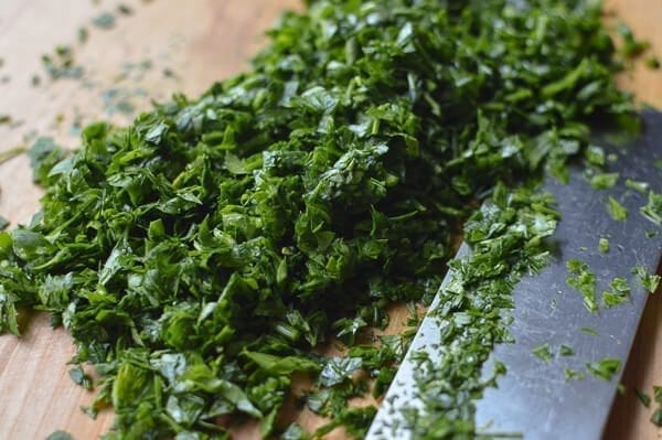 Grilled Skirt Steak with Chimichurri, by thewoksoflife.com