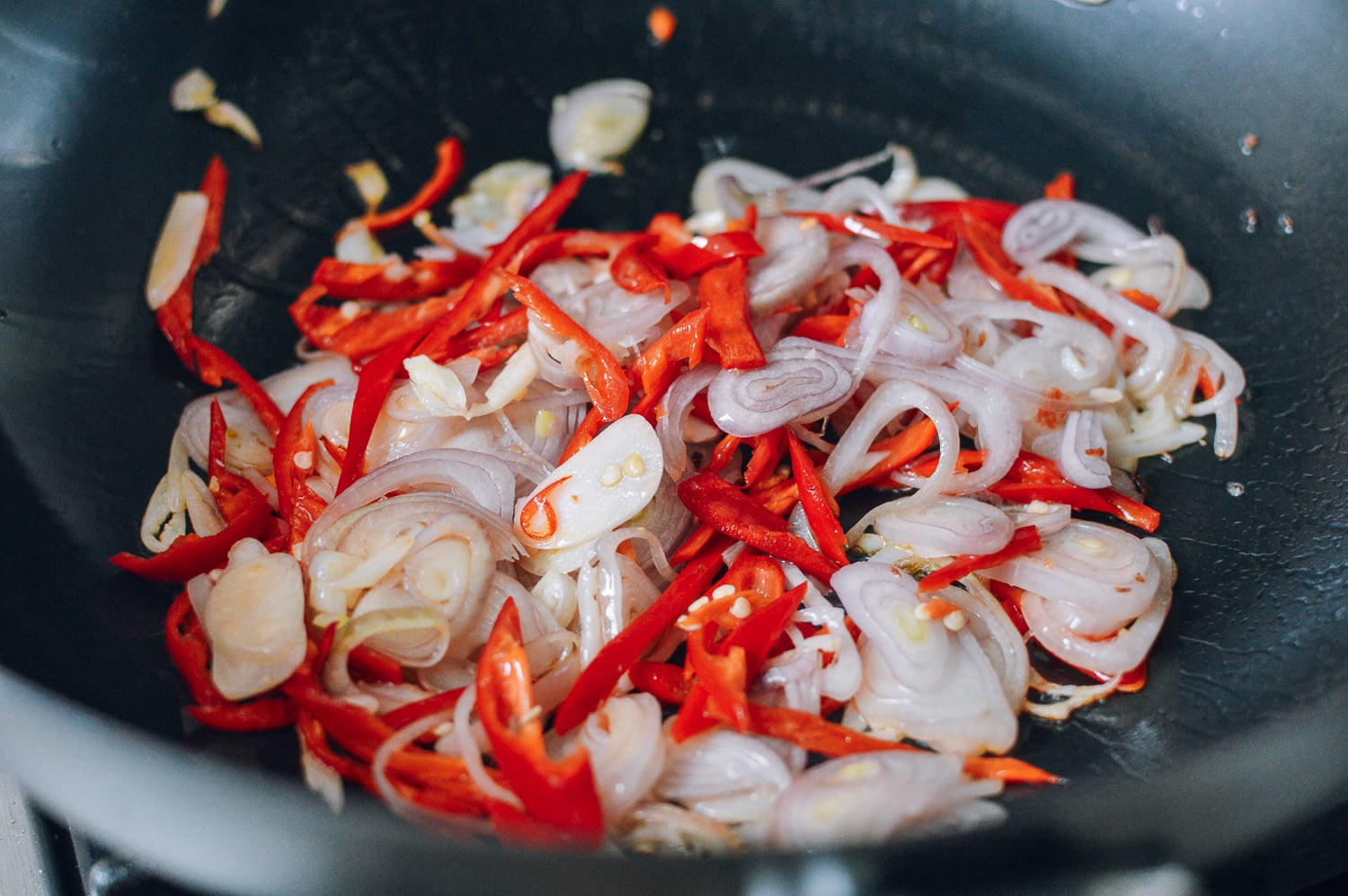 Thai Basil Chicken, by thewoksoflife.com