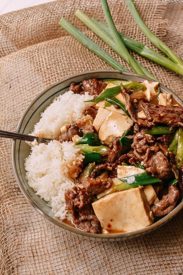 Beef Tofu Stir Fry, by thewoksoflife.com