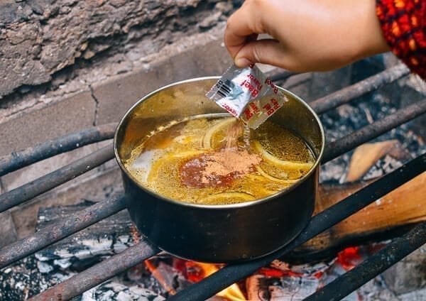 Campfire Curry Ramen, by thewoksoflife.com
