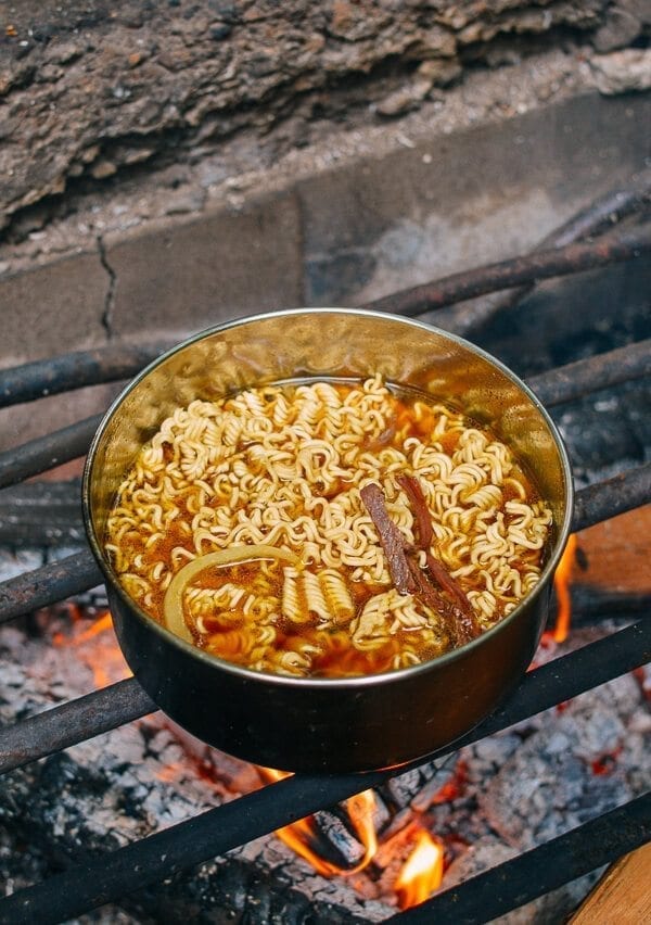 Campfire Curry Ramen, by thewoksoflife.com