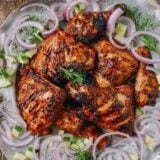 Grilled tandoori chicken