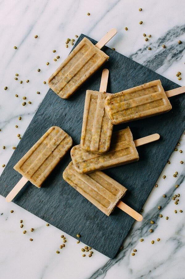 Mung Bean Popsicles, by thewoksoflife.com