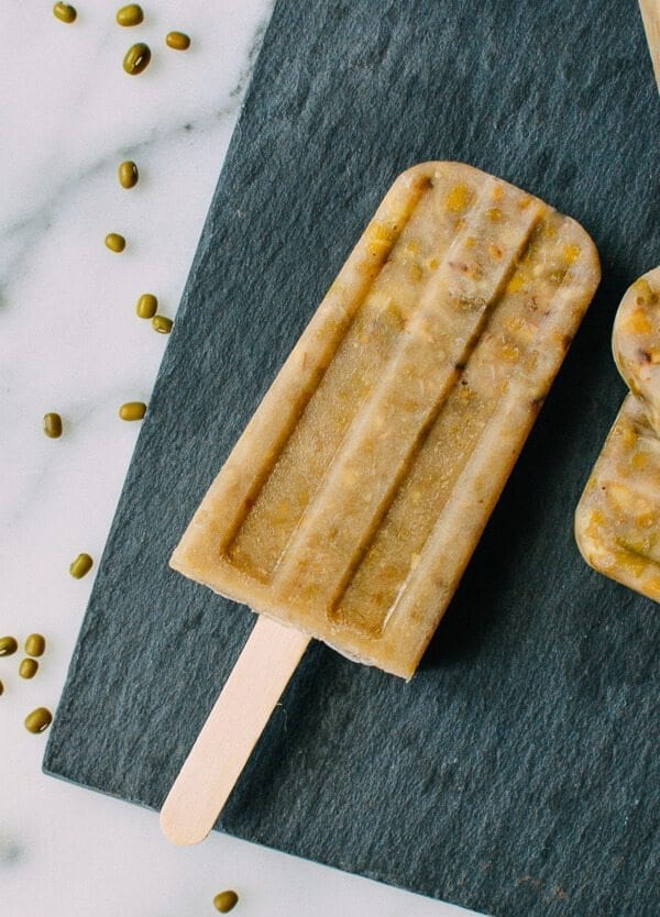 Mung Bean Popsicles, by thewoksoflife.com