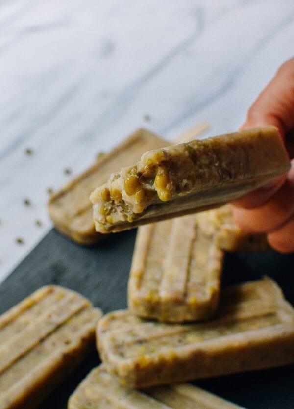 Mung Bean Popsicles, by thewoksoflife.com