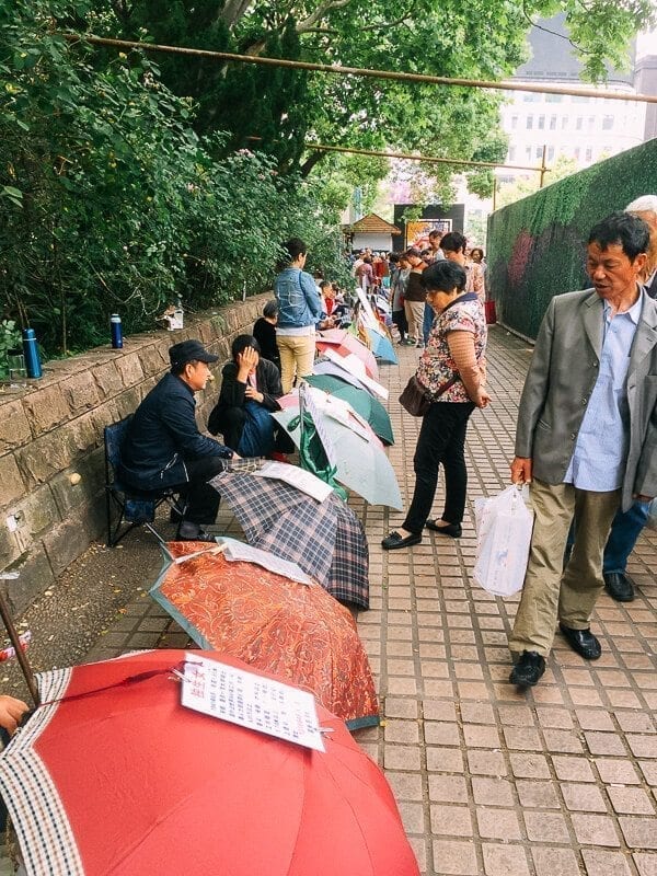 Seeking Love in Shanghai: The People’s Park Matchmaking Corner, by thewoksoflife.com