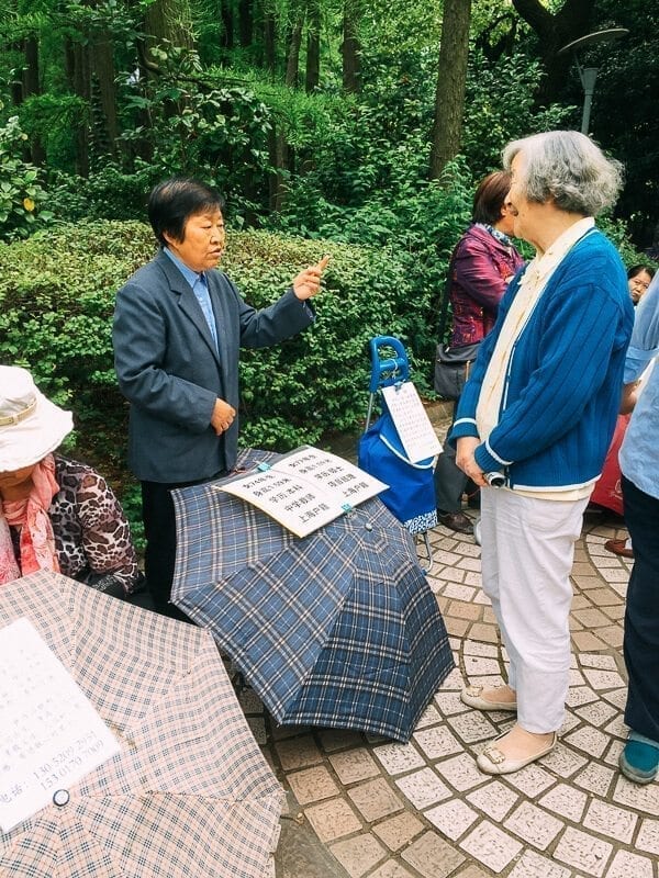 Seeking Love in Shanghai: The People’s Park Matchmaking Corner