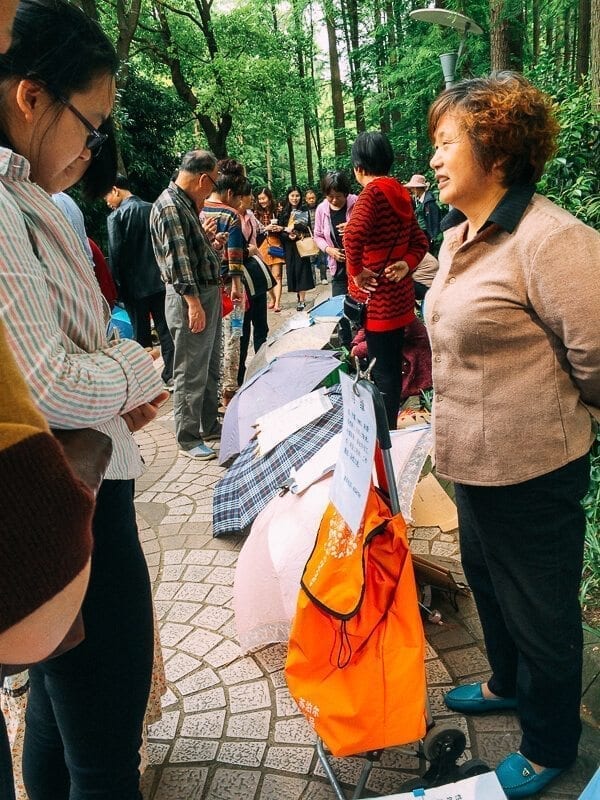 Seeking Love in Shanghai: The People’s Park Matchmaking Corner, by thewoksoflife.com