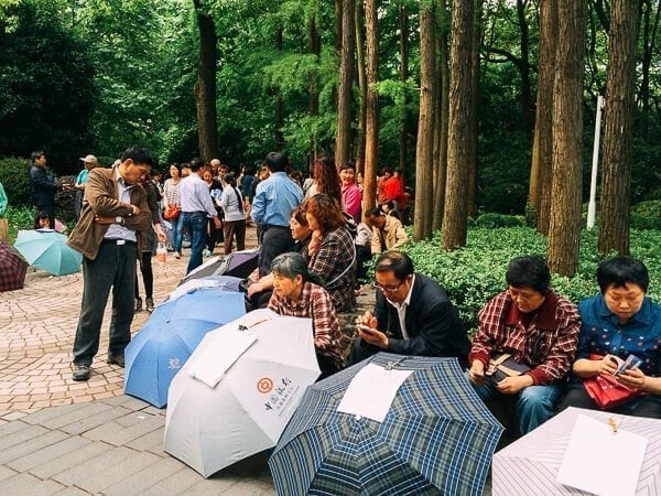 Seeking Love in Shanghai: The People’s Park Matchmaking Corner, by thewoksoflife.com