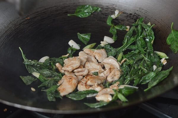 Thai Eggplant Stir-fry with Chicken & Basil, by thewoksoflife.com