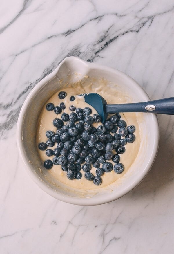 Blueberry Pancakes, by thewoksoflife.com