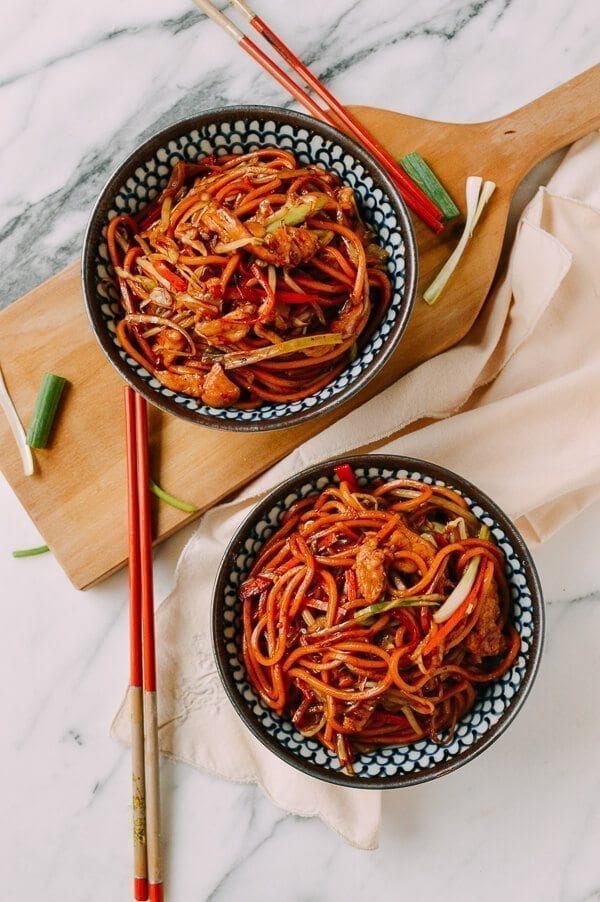Chicken Lo Mein, by thewoksoflife.com