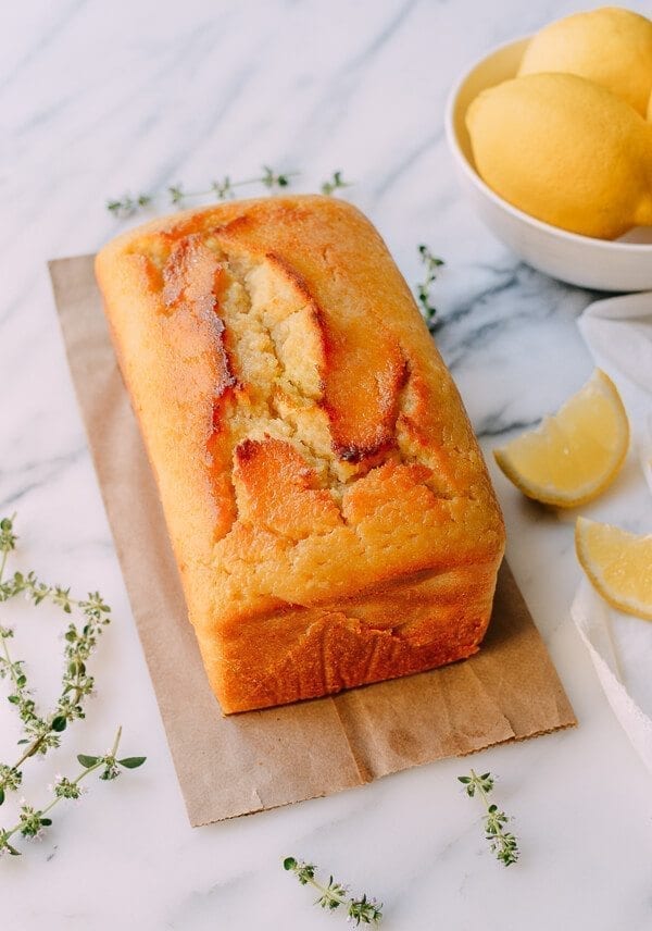 Dairy-free Lemon Cake, by thewoksoflife.com