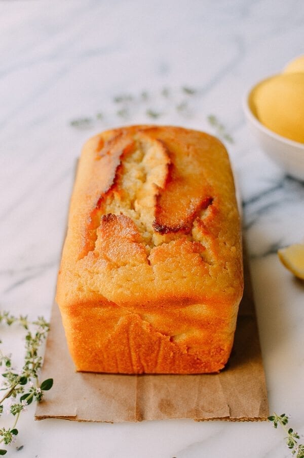 Dairy-free Lemon Cake, by thewoksoflife.com