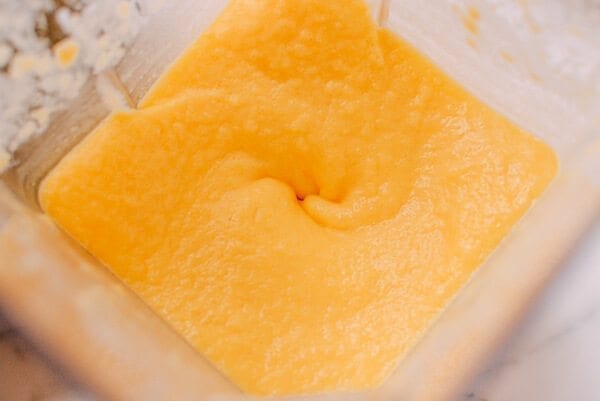 Frozen Mango Coconut Ices, by thewoksoflife.com