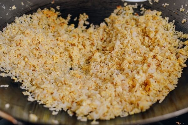 Ginger Garlic Shrimp Fried Rice, by thewoksoflife.com