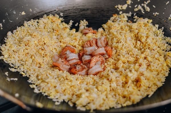 Ginger Garlic Shrimp Fried Rice, by thewoksoflife.com