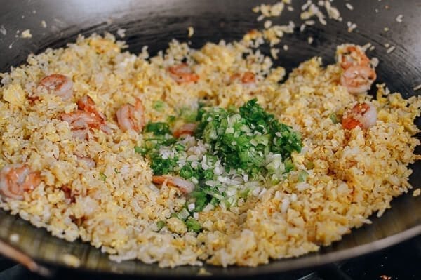 Ginger Garlic Shrimp Fried Rice, by thewoksoflife.com