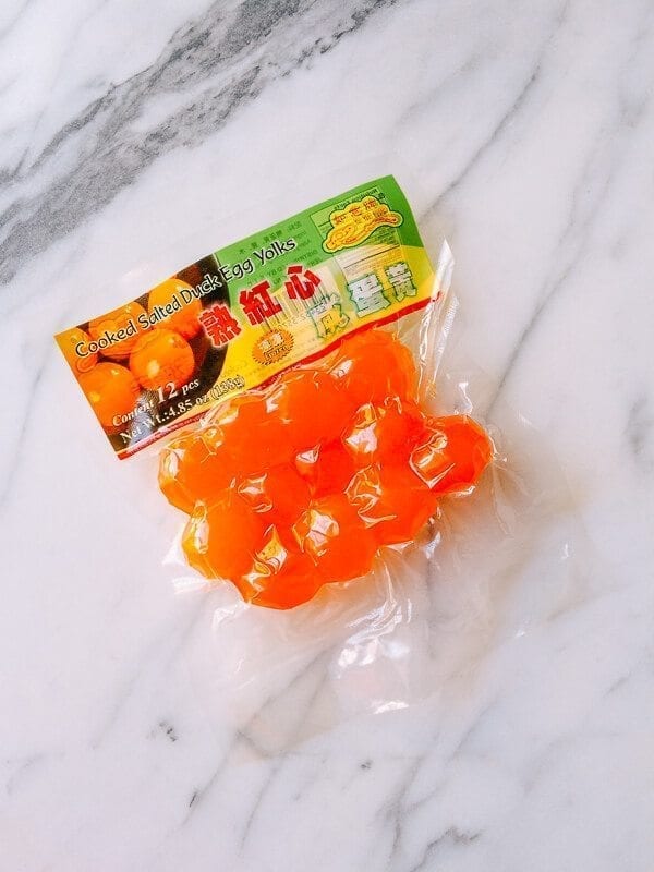 Lotus Mooncakes with Salted Egg Yolks, by thewoksoflife.com