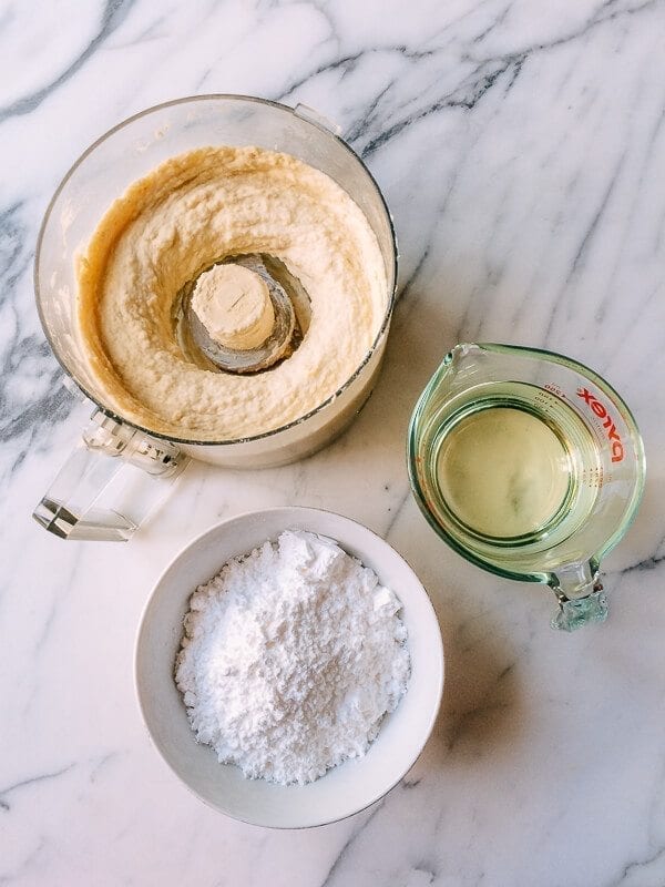Lotus Mooncakes with Salted Egg Yolks, by thewoksoflife.com