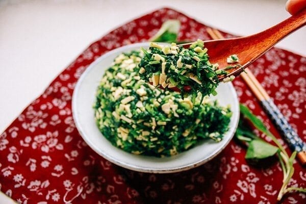 Ma Lan Tou Spiced Tofu, A Shanghai Favorite, by thewoksoflife.com