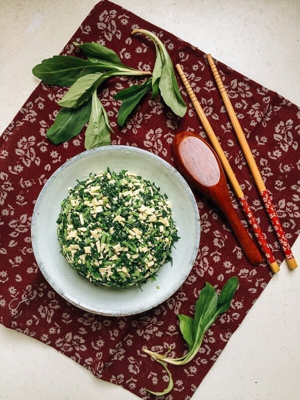 Ma Lan Tou Spiced Tofu, A Shanghai Favorite, by thewoksoflife.com