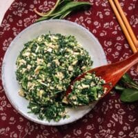 Ma Lan Tou Spiced Tofu, A Shanghai Favorite, by thewoksoflife.com