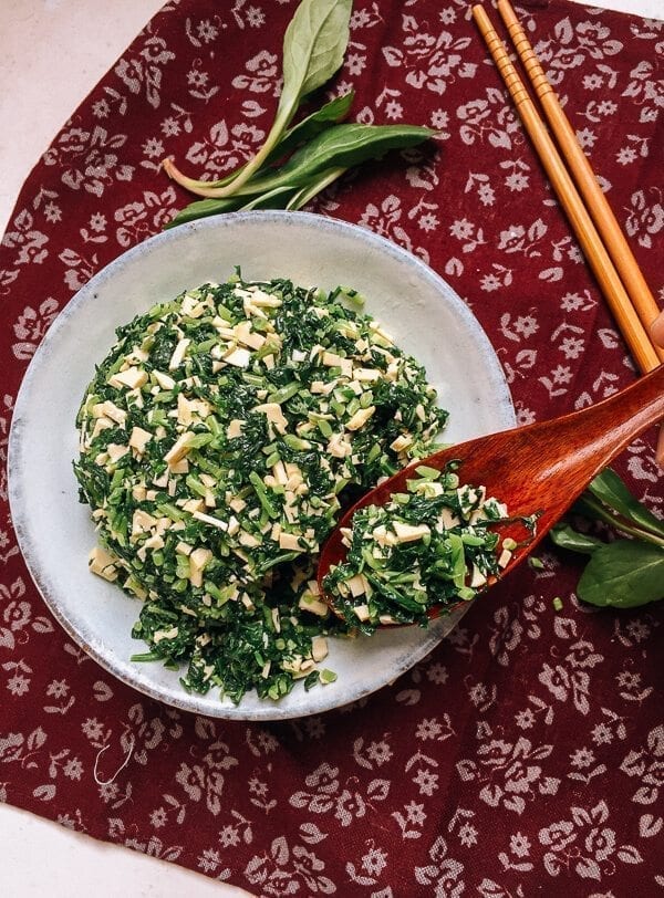 Ma Lan Tou Spiced Tofu, A Shanghai Favorite, by thewoksoflife.com