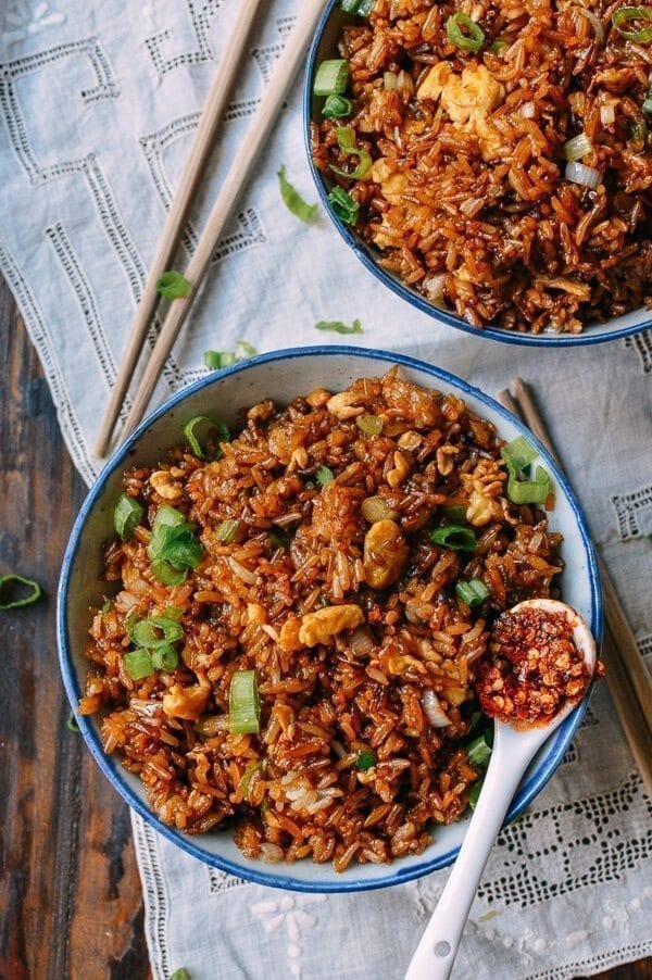 Soy Sauce Fried Rice, by thewoksoflife.com
