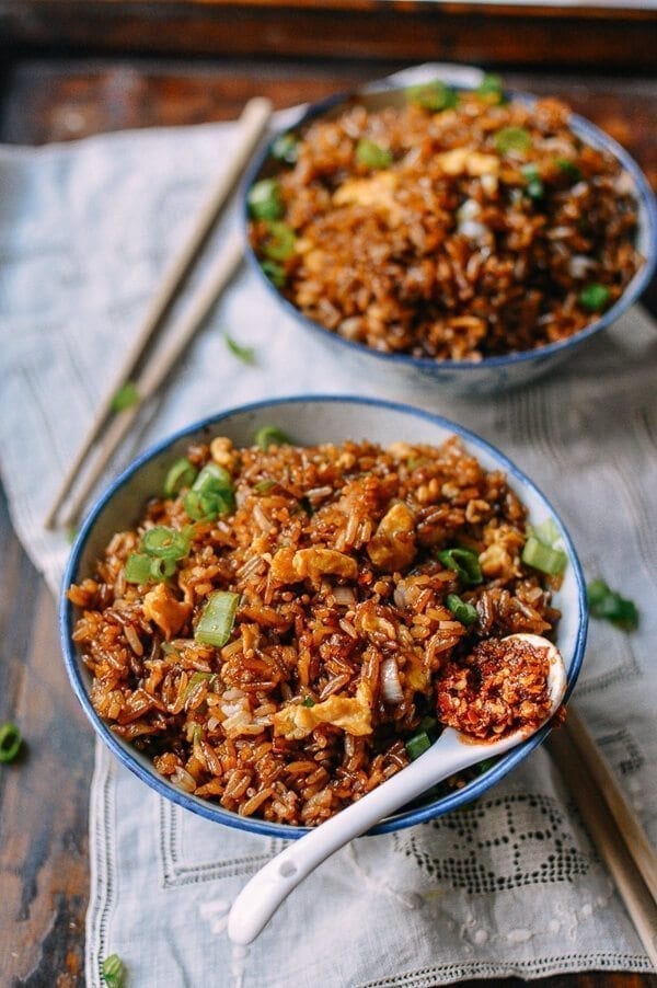 Soy Sauce Fried Rice, by thewoksoflife.com