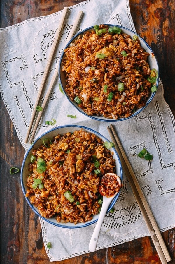 Soy Sauce Fried Rice, by thewoksoflife.com
