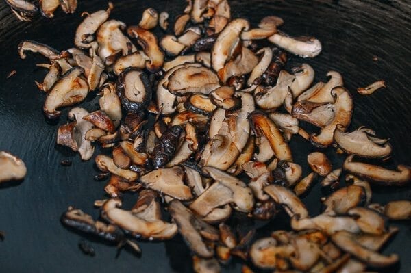 Caramelized Soy Sauce Noodles with Sweet Potato & Mushrooms, by thewoksoflife.com