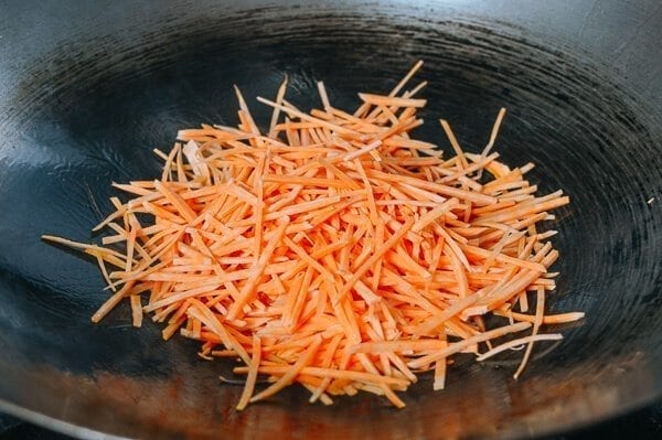 Caramelized Soy Sauce Noodles with Sweet Potato & Mushrooms, by thewoksoflife.com
