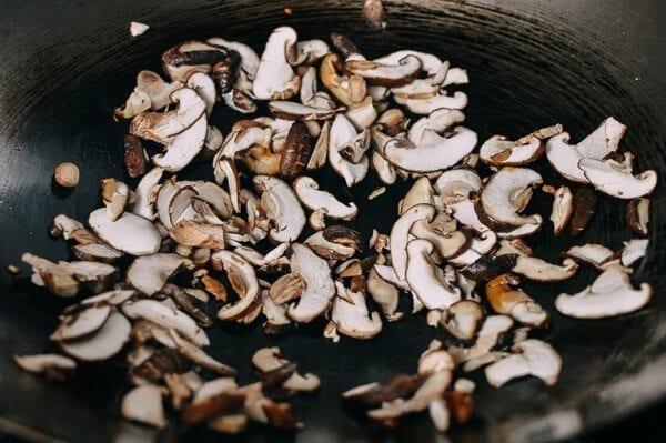 Caramelized Soy Sauce Noodles with Sweet Potato & Mushrooms, by thewoksoflife.com